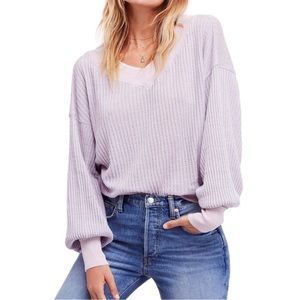 We the Free South Side Thermal Top Lavender